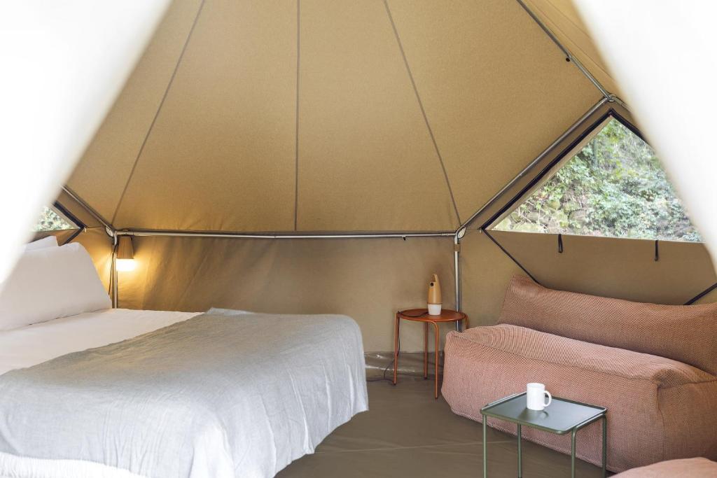 Postel nebo postele na pokoji v ubytování Wecamp San Sebastián