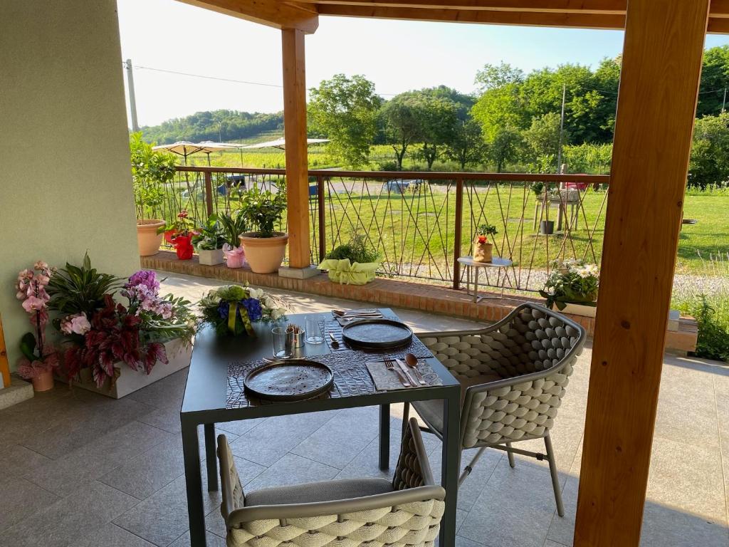 Zahrada ubytování Cruna di Subida Wine Country House