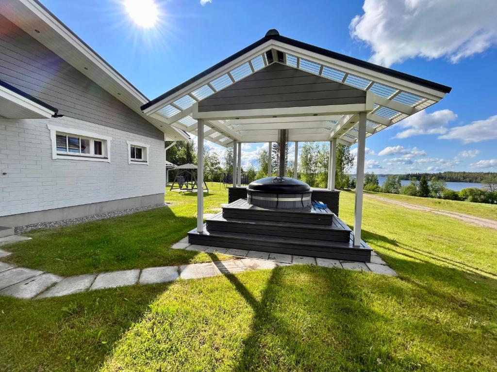 Zahrada ubytování Villa Kupsala , LaatuLomat