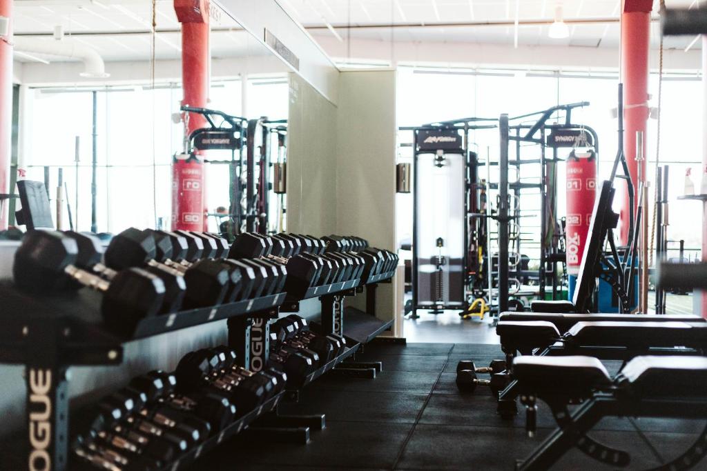 Fitness centrum a/nebo fitness zařízení v ubytování Quality Hotel Sarpsborg