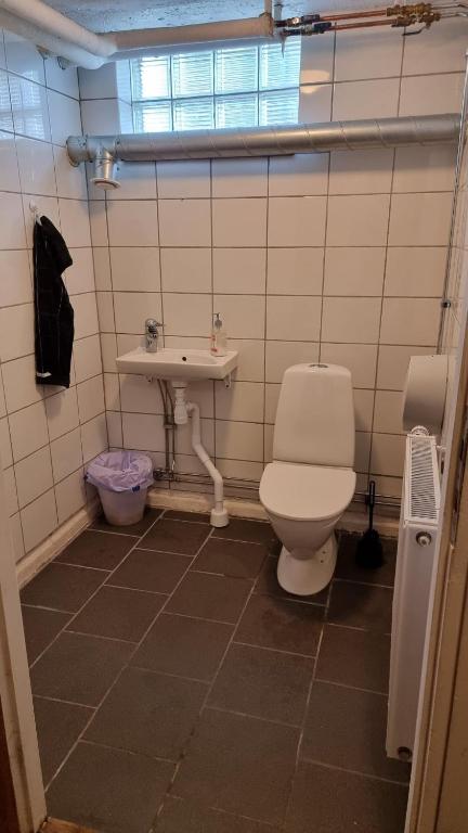 Koupelna v ubytování Gullspångs Vandrarhem