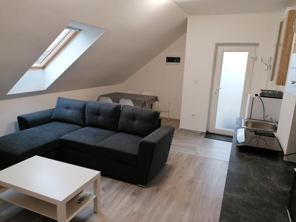Posezení v ubytování Mohács Apartman