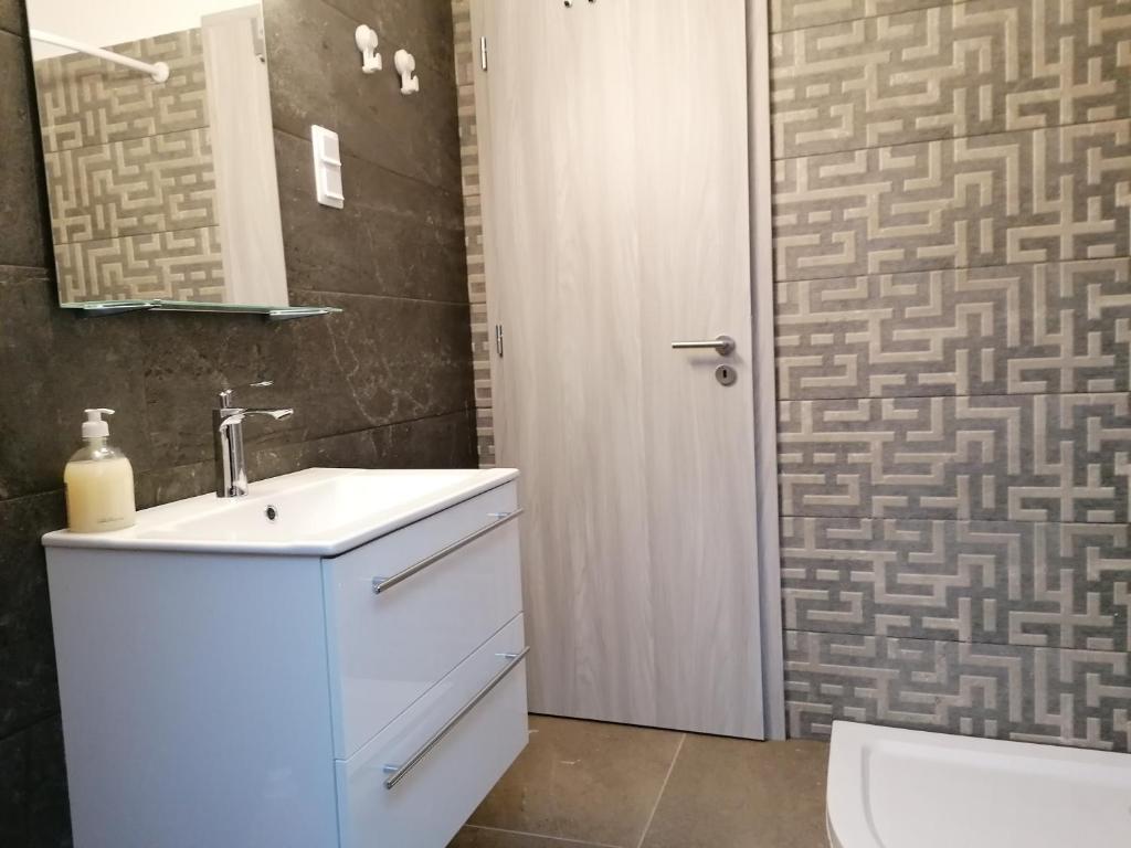Koupelna v ubytování Mohács Apartman