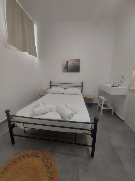 Posteľ alebo postele v izbe v ubytovaní Anemela studio basic