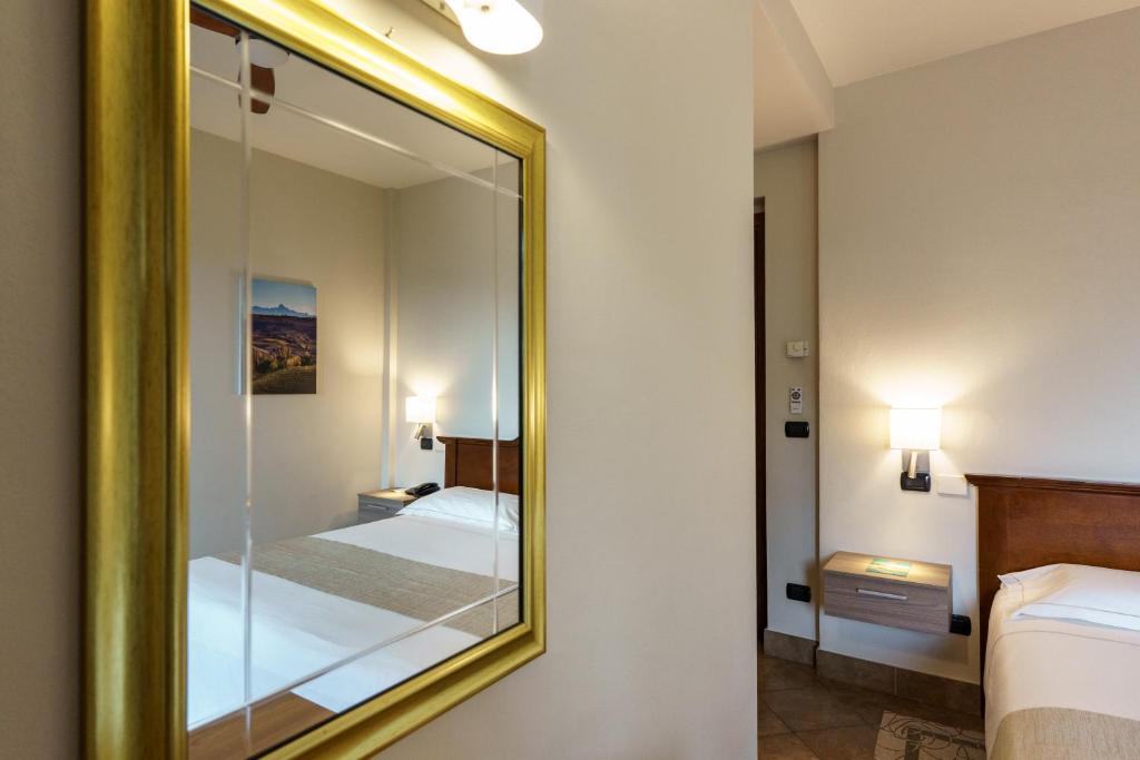 Koupelna v ubytování Hotel Il Grappolo D'Oro