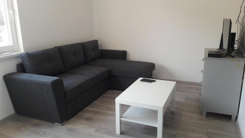 Posezení v ubytování Mohács Apartman