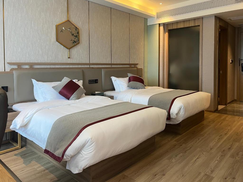 Morning Hotel, Changde Linli, Anfu Bus Station - Twin Room With Entertainment