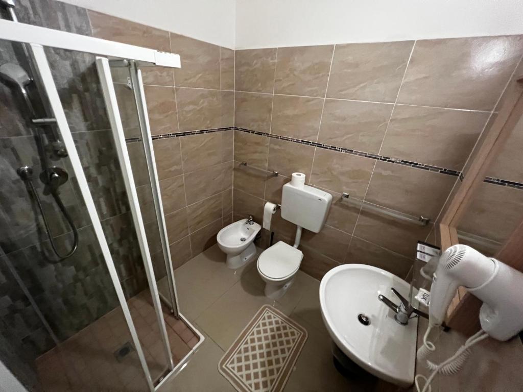 Koupelna v ubytování Club Vacanze In