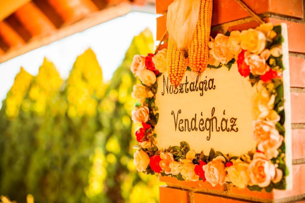 Certifikát, hodnocení, plakát nebo jiný dokument vystavený v ubytování Nosztalgia Vendégház