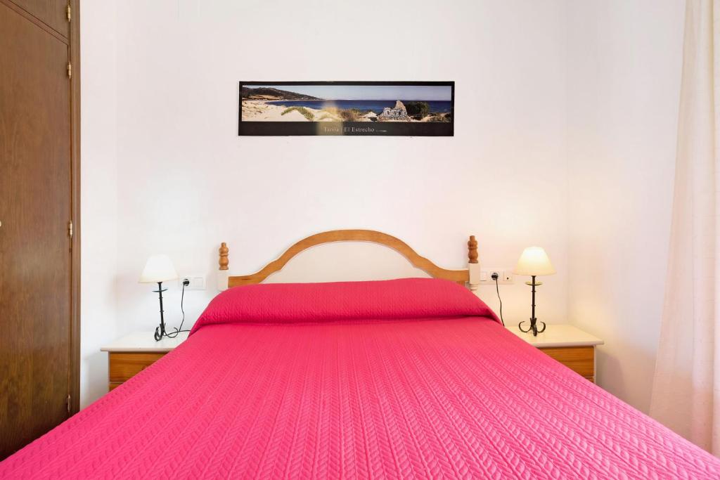 Posteľ alebo postele v izbe v ubytovaní Apartamento Atlántico 102