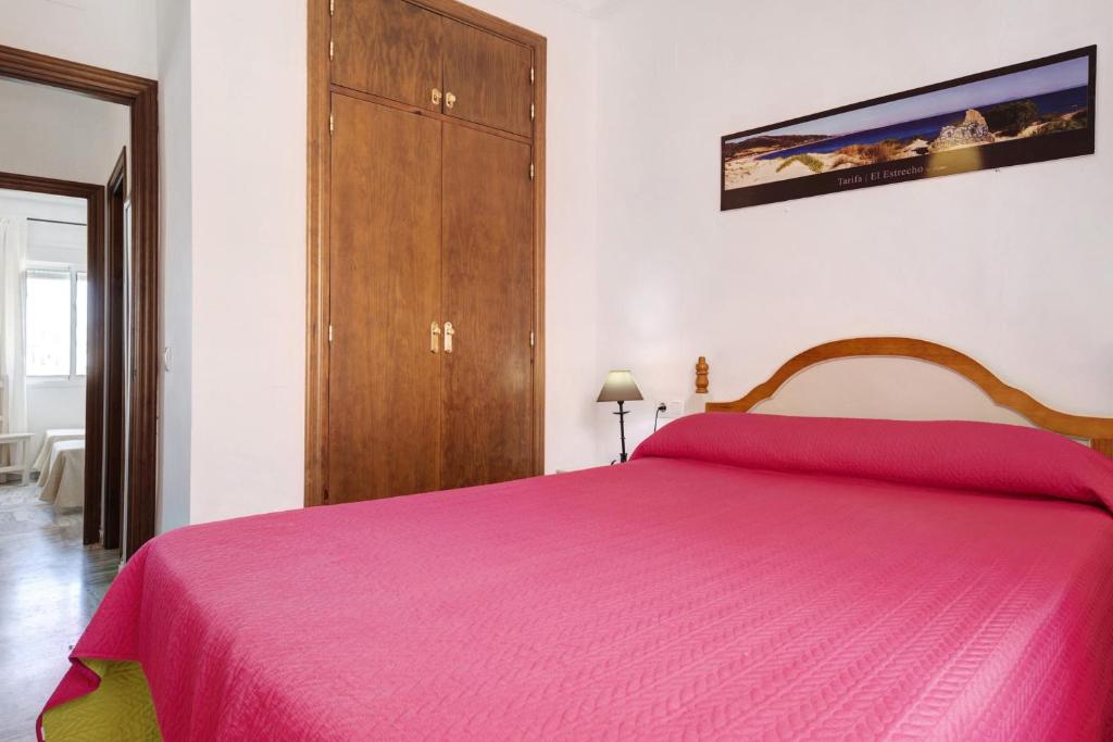 Posteľ alebo postele v izbe v ubytovaní Apartamento Atlántico 102