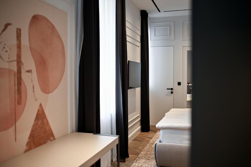 Koupelna v ubytování Three Pearls Deluxe Rooms & Studios