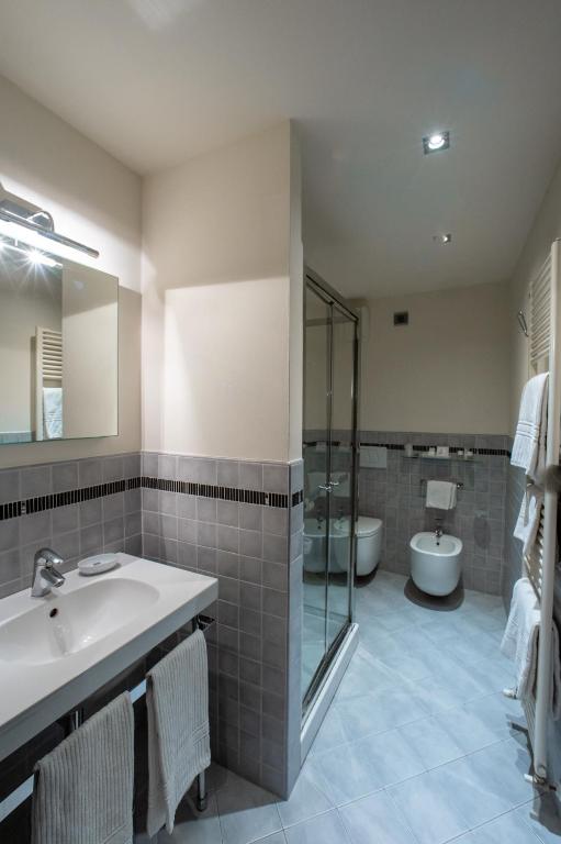 Koupelna v ubytování Hotel Annunziata