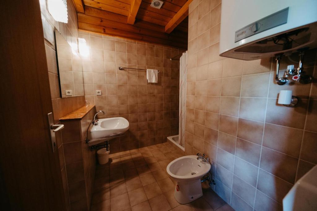 Koupelna v ubytování Villa Fernblick