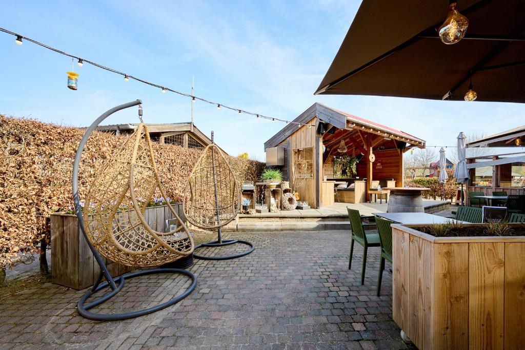 Patio nebo venkovní prostory v ubytování Glamping Valkenburg