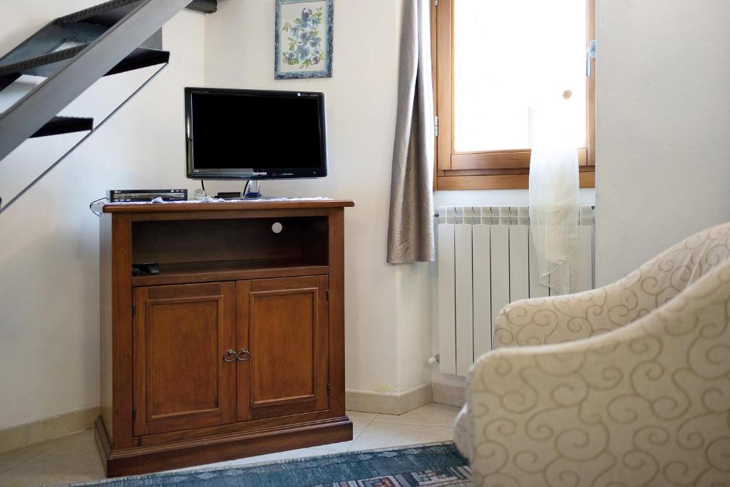 TV a/nebo společenská místnost v ubytování U Graie
