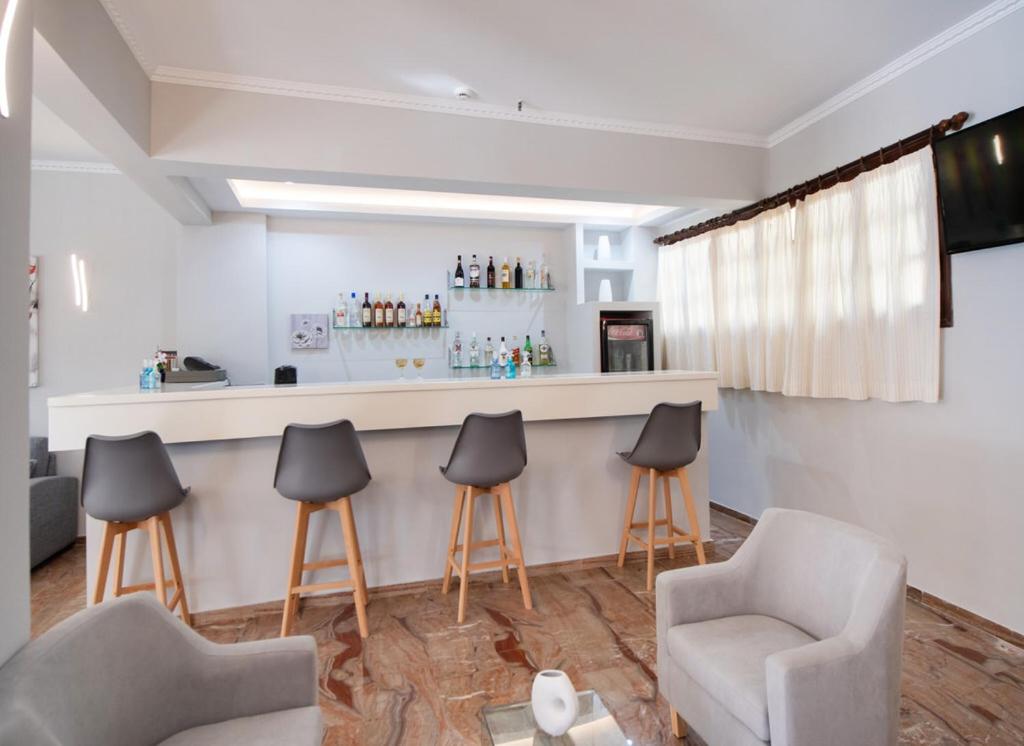 Nápoje v ubytování Hotel Nostos