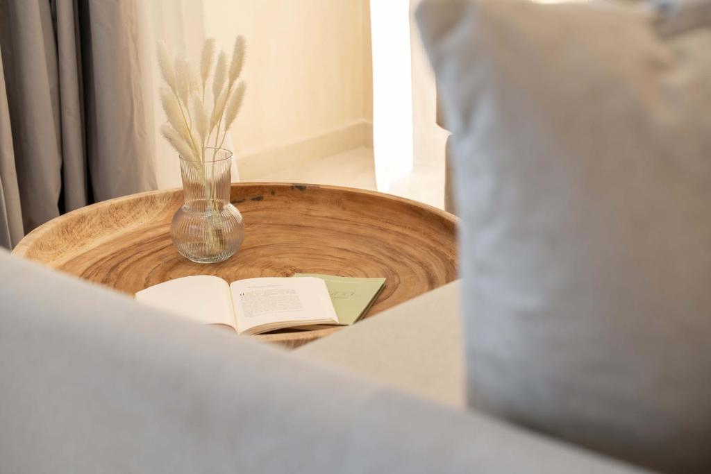 Posezení v ubytování Aura Suites Paros