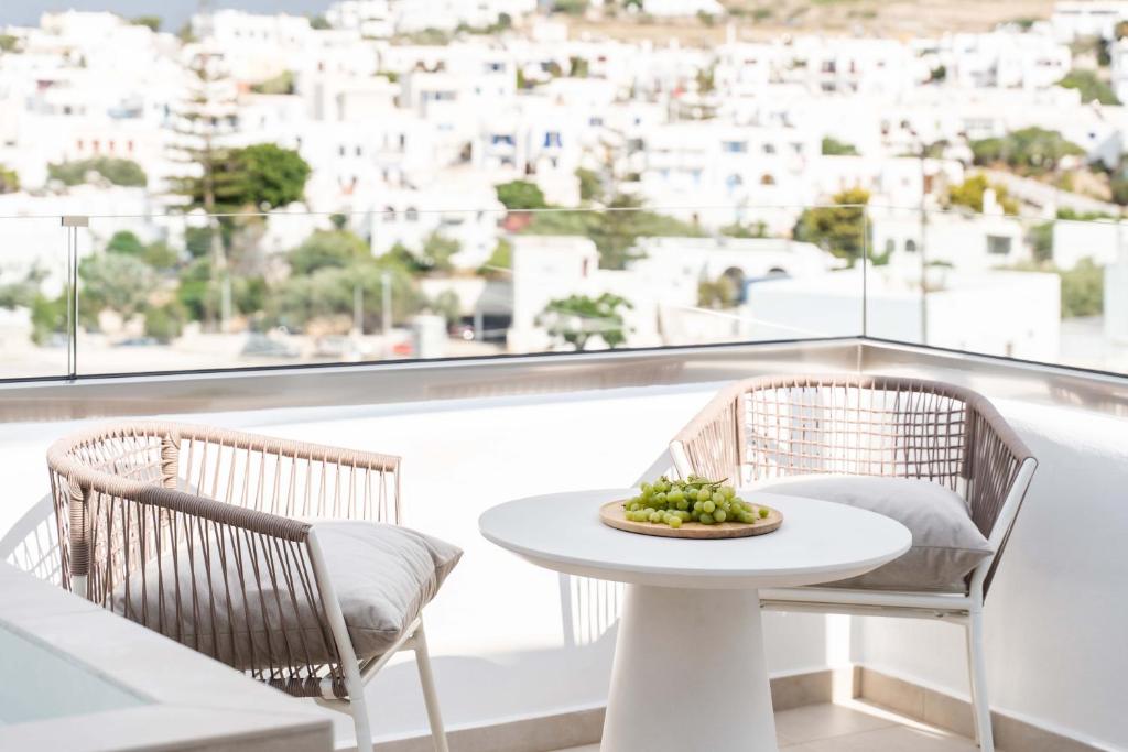 Posezení v ubytování Aura Suites Paros