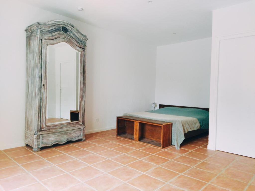 Posteľ alebo postele v izbe v ubytovaní Aur Blan - Chambres Le Somail
