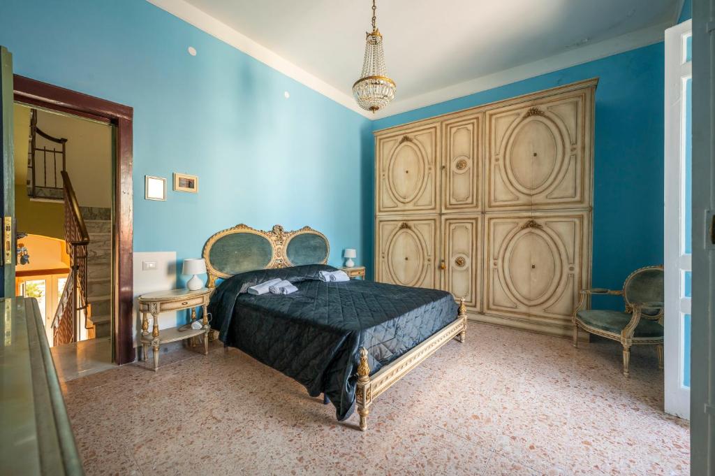Krevet ili kreveti u jedinici u okviru objekta Dimora Cavaliere Scioli