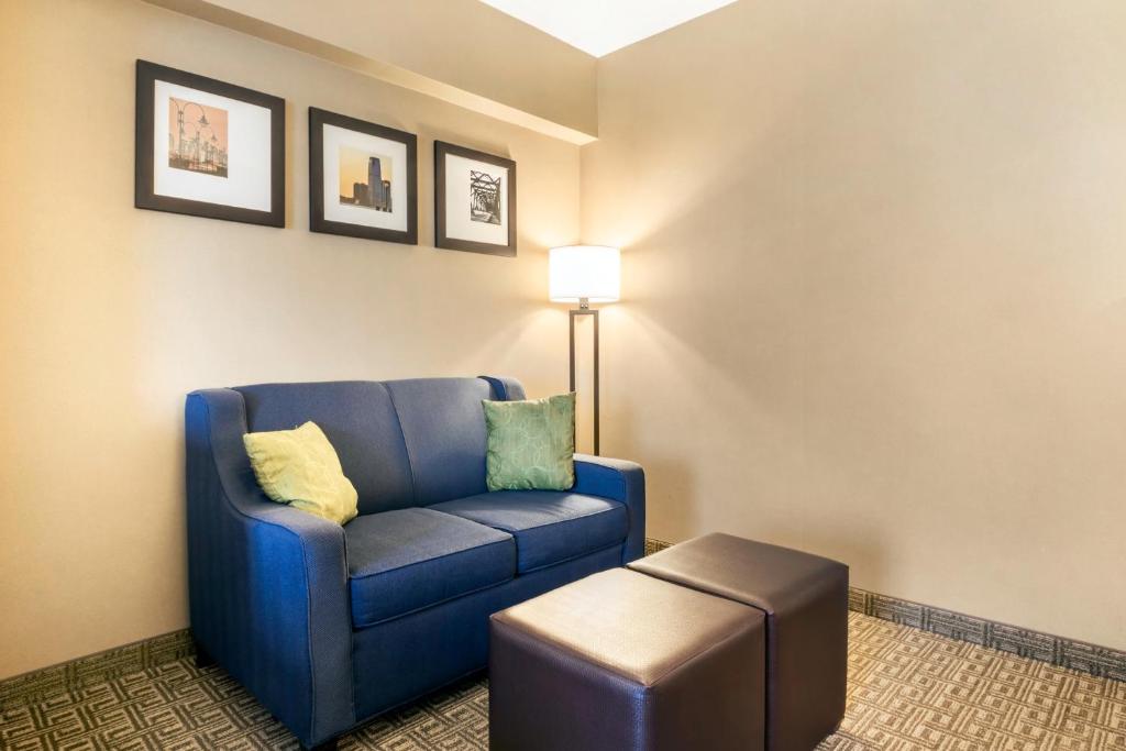 Posezení v ubytování Comfort Suites at Woodbridge