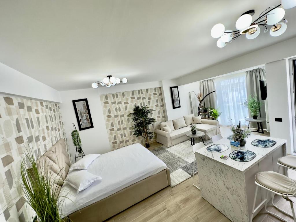 Aqua Vista Infinity Resort & Spa - Studio Lux - Piscină Infinity, Jacuzzi, Sauna, Gym - Privat