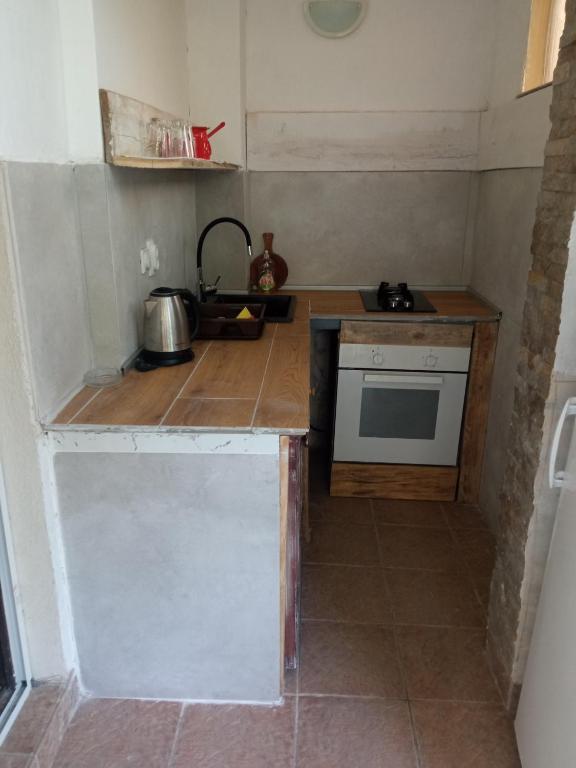 Kuchyň nebo kuchyňský kout v ubytování Casa de Laza Apartments