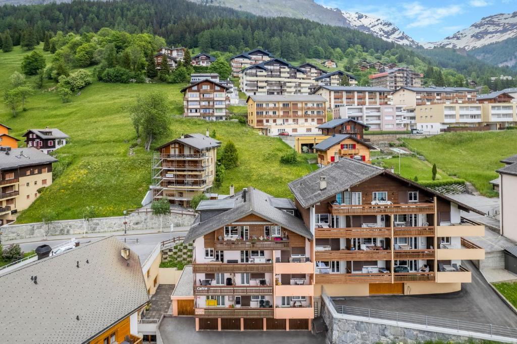 Nespecifikovaný výhled na hory nebo výhled na hory při pohledu z apartmánu