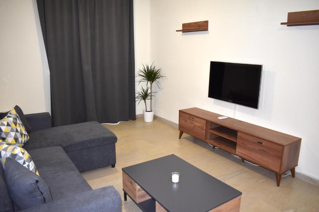 TV a/nebo společenská místnost v ubytování Absolute Apartment
