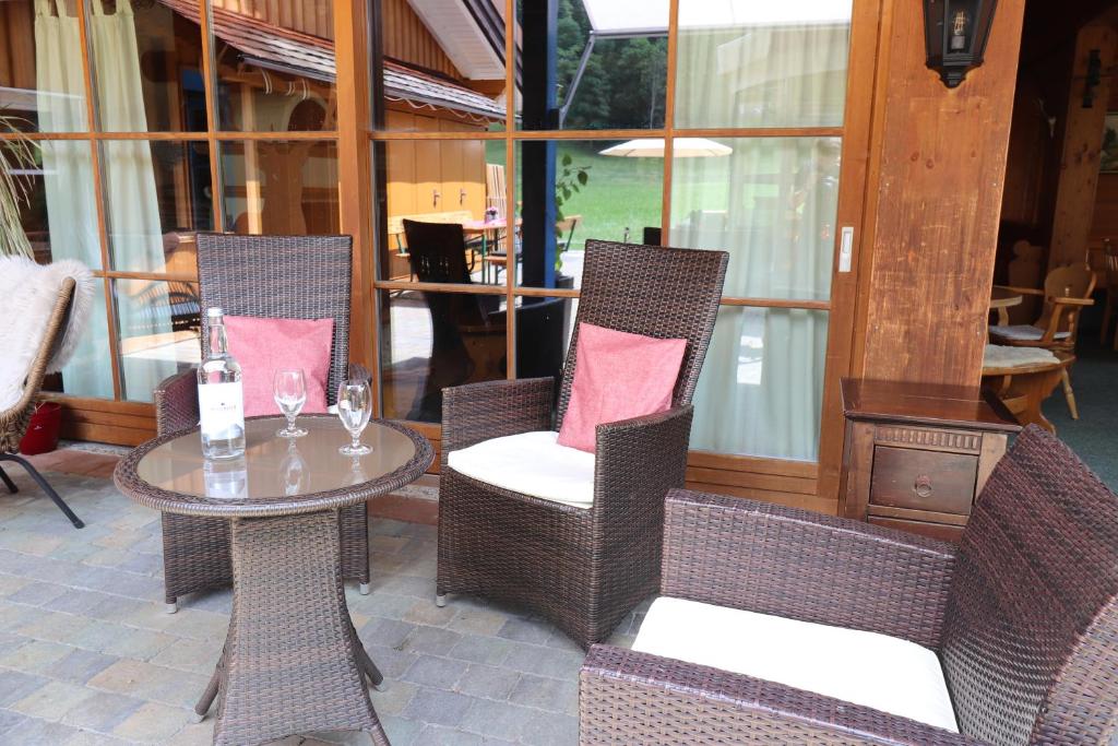 Posezení v ubytování Schelpenalp Berghotel Balderschwang