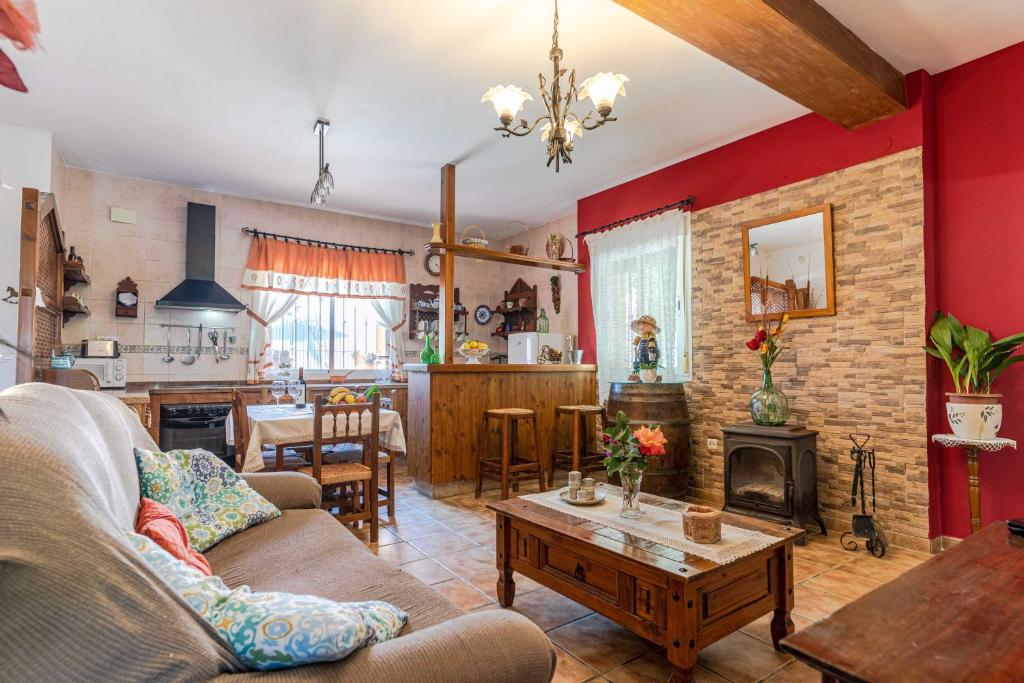 Posezení v ubytování Casa Rural Cortijo Rizao