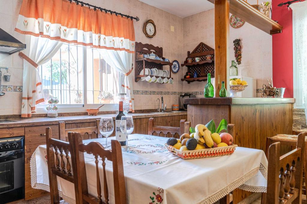 Kuchyň nebo kuchyňský kout v ubytování Casa Rural Cortijo Rizao