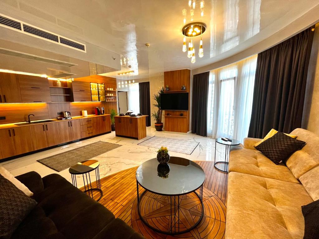Posezení v ubytování SABİHA GOKCEN İSTANBUL HOUSES Hotel