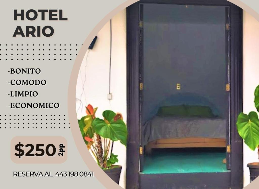 Postel nebo postele na pokoji v ubytování Hotel Ario