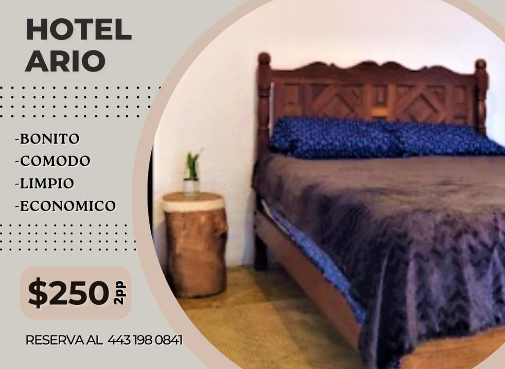 Postel nebo postele na pokoji v ubytování Hotel Ario