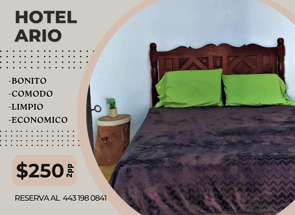 Postel nebo postele na pokoji v ubytování Hotel Ario