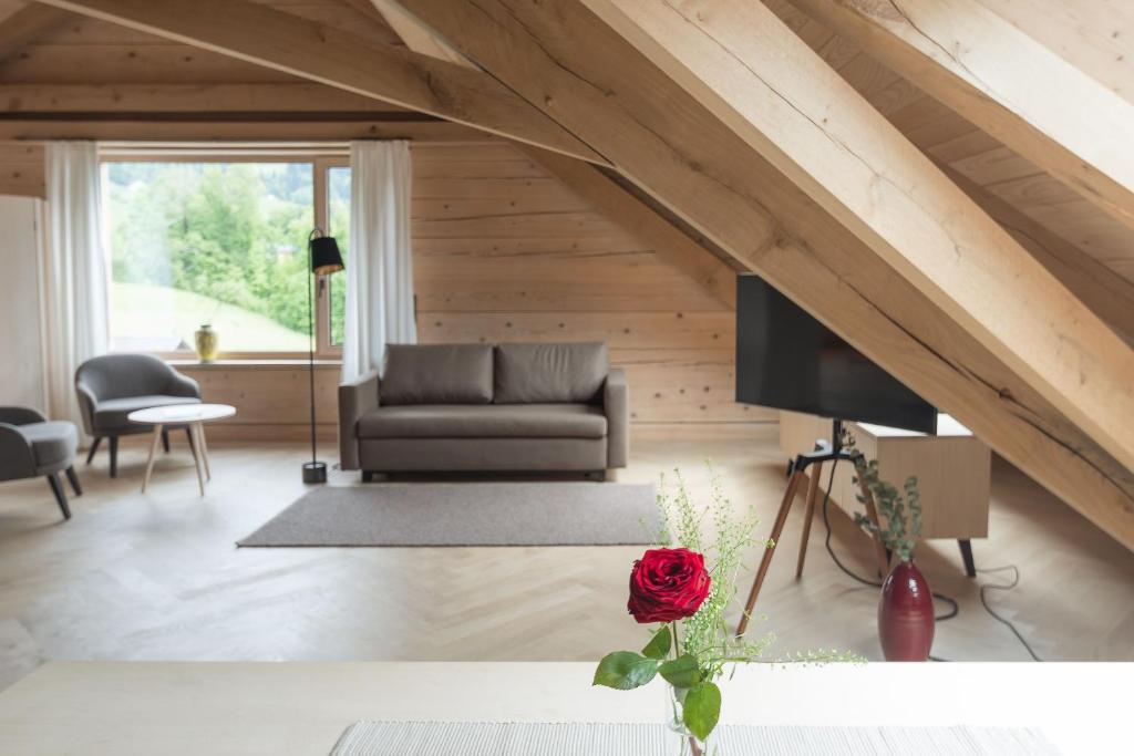 Posezení v ubytování Haus Hof 30