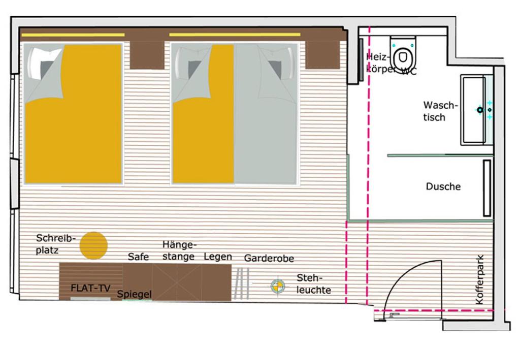 Basic Hotel Innsbruck - Dreifacher Raum