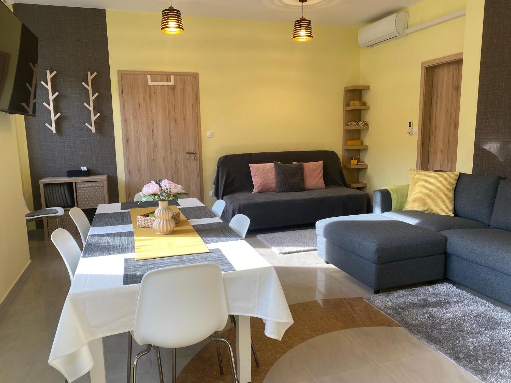 Posezení v ubytování NEST1 Apartments