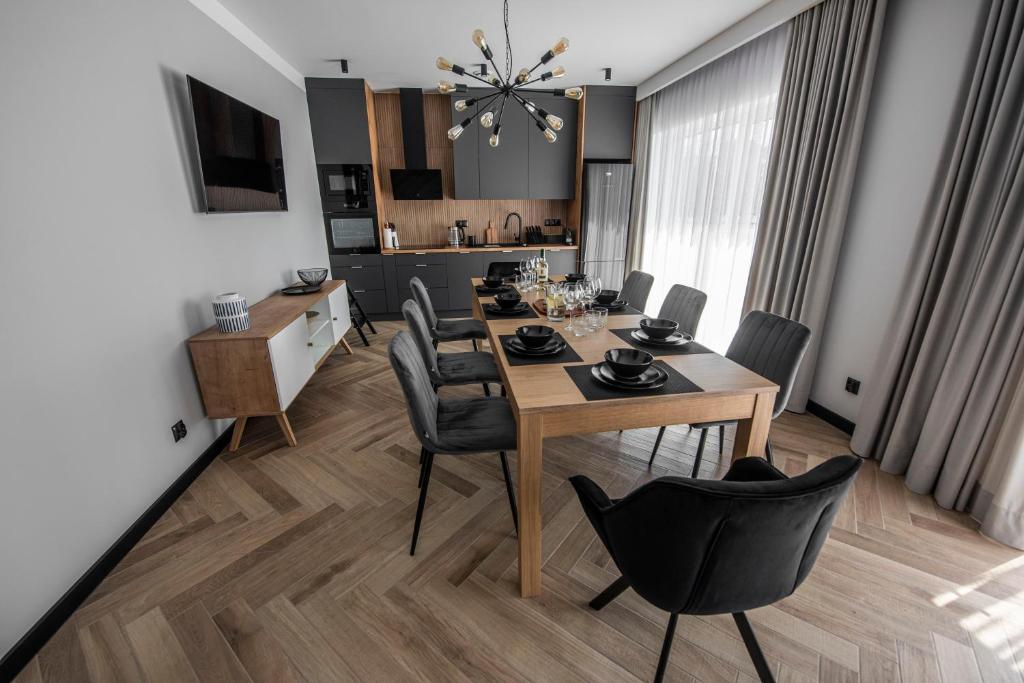 Posezení v ubytování Lazur Apartamenty Domki