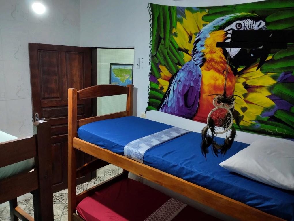 Postel nebo postele na pokoji v ubytování Jurema Hostel