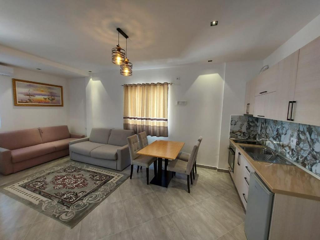 Kuchyň nebo kuchyňský kout v ubytování Eden Hotel