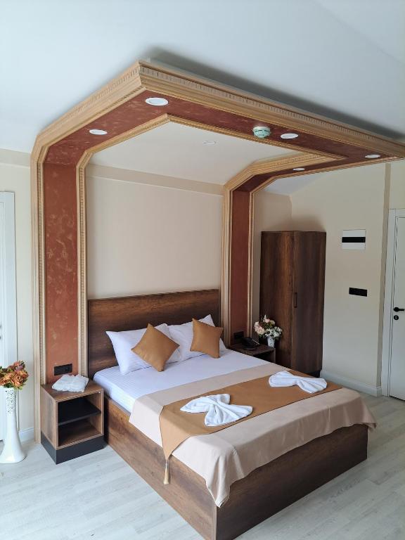 Postel nebo postele na pokoji v ubytování Perla Blanca Hotel