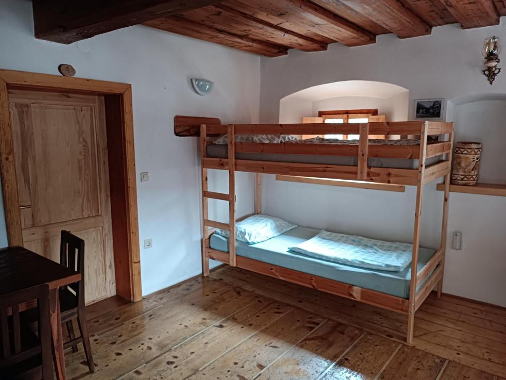 Postel nebo postele na pokoji v ubytování Pr Močnk