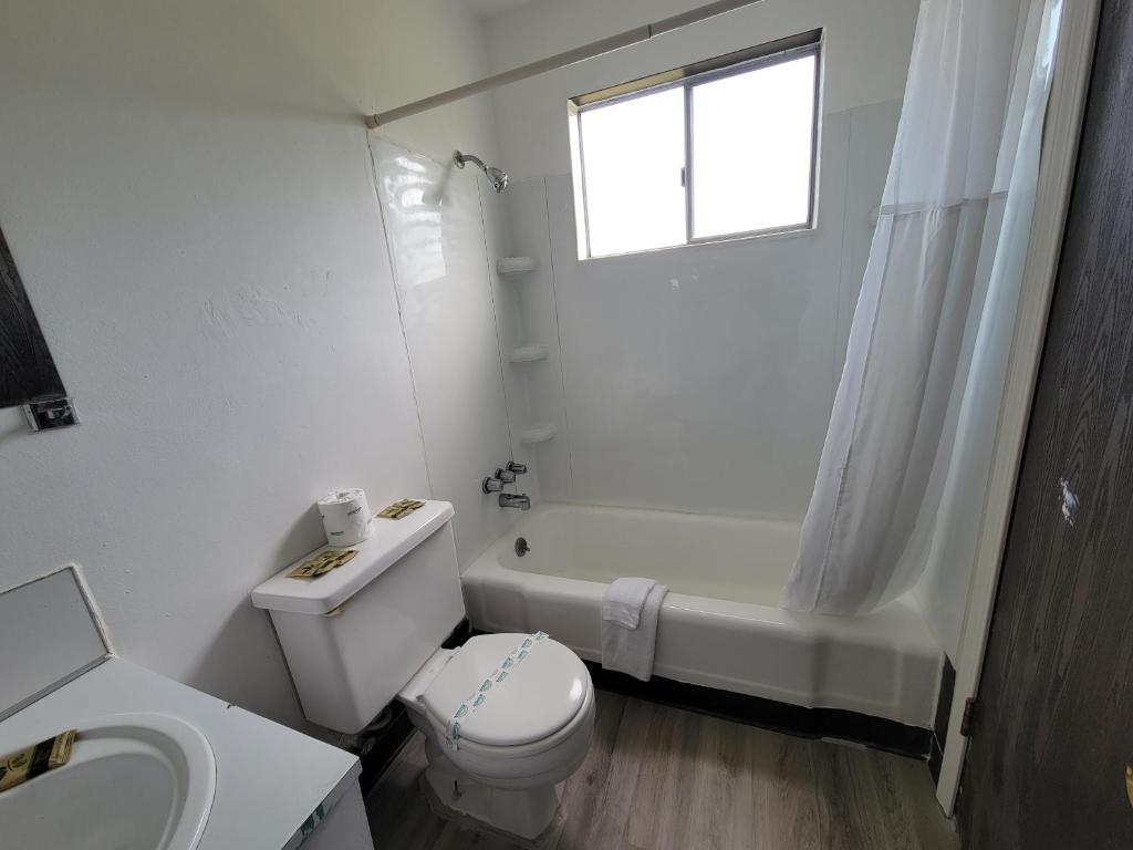 Koupelna v ubytování Stellar Motel