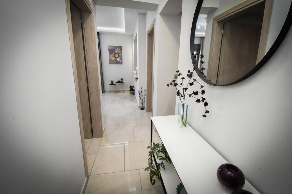 Koupelna v ubytování Nefeli Apartment