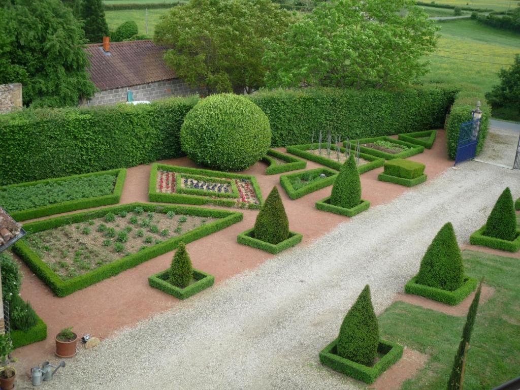 Zahrada ubytování Manoir de Malfarat