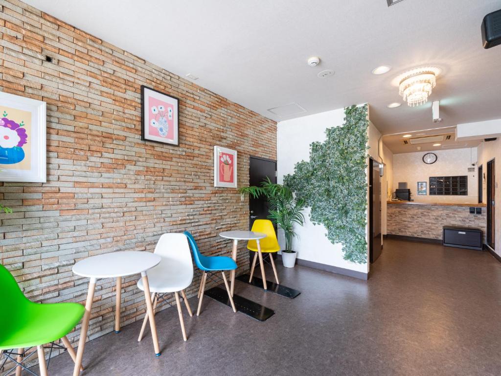 Kuchyň nebo kuchyňský kout v ubytování Travel Inn Kofu