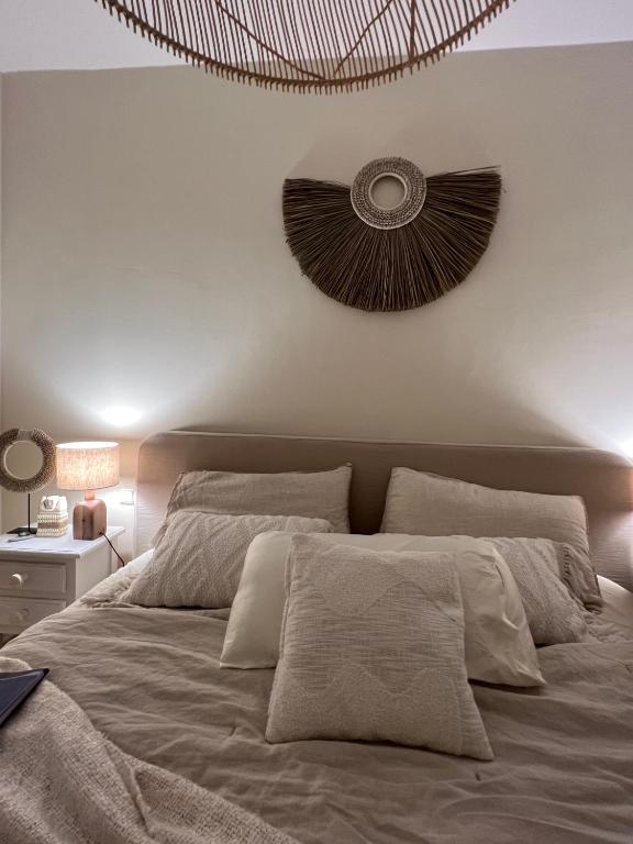 Posteľ alebo postele v izbe v ubytovaní Vista apartment